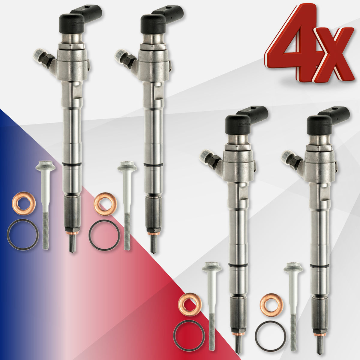 03L130277B Fuel Injector 03L130277S VW Audi Seat Skoda 1.6 TDI Continental VDO