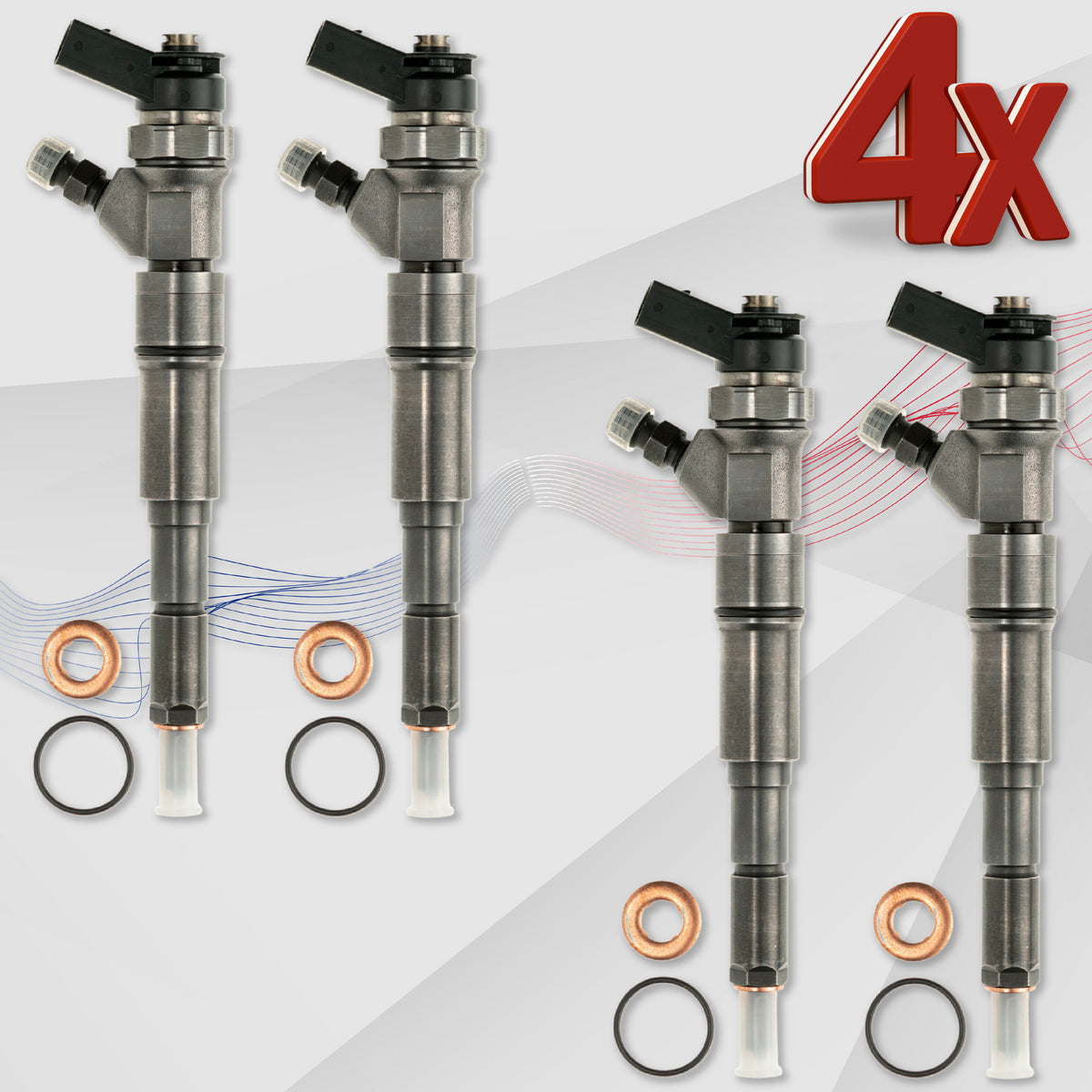 0445110212 Fuel Injector for BMW E60 / E61 525d Bosch 13537794652