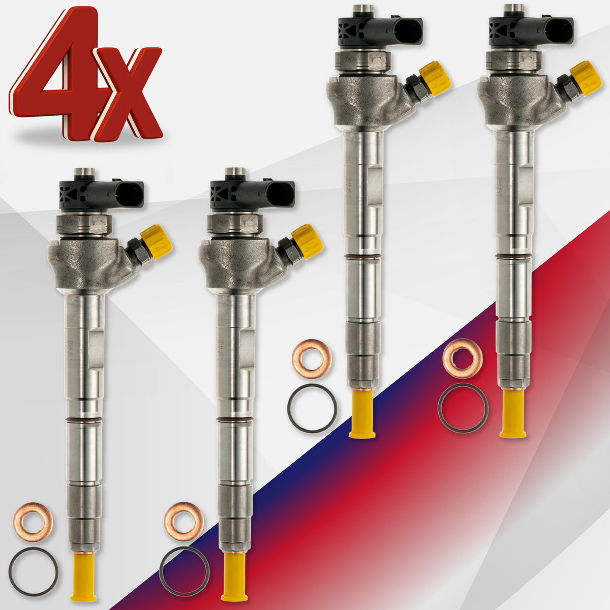 0445110471 Fuel Injector for Audi A3 / A4 / A5 / Seat / Skoda / VW 2.0 TDI 04L130277AE