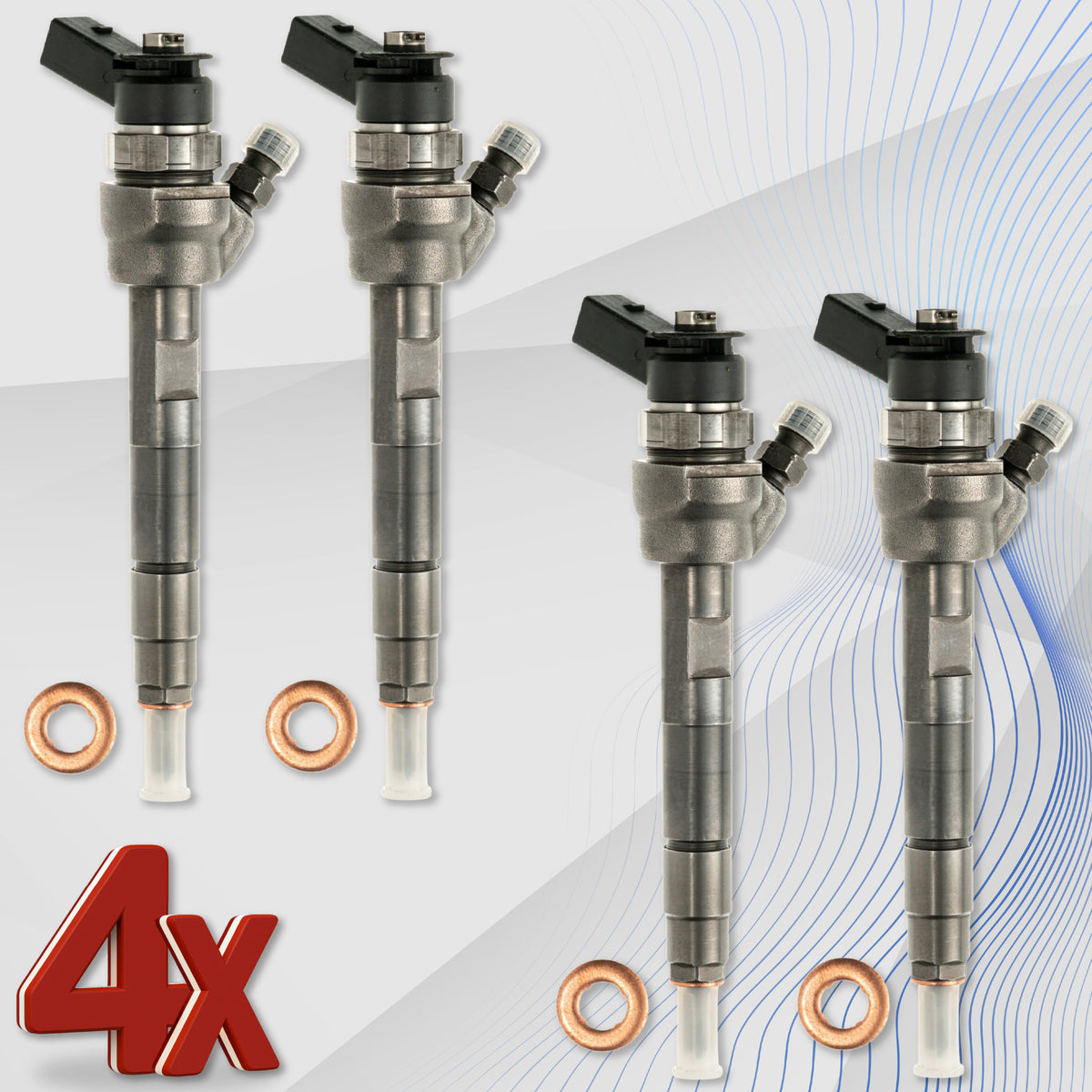 0445110743 Fuel Injector BMW F20 F21 F30 MINI 220d Bosch 0986435269