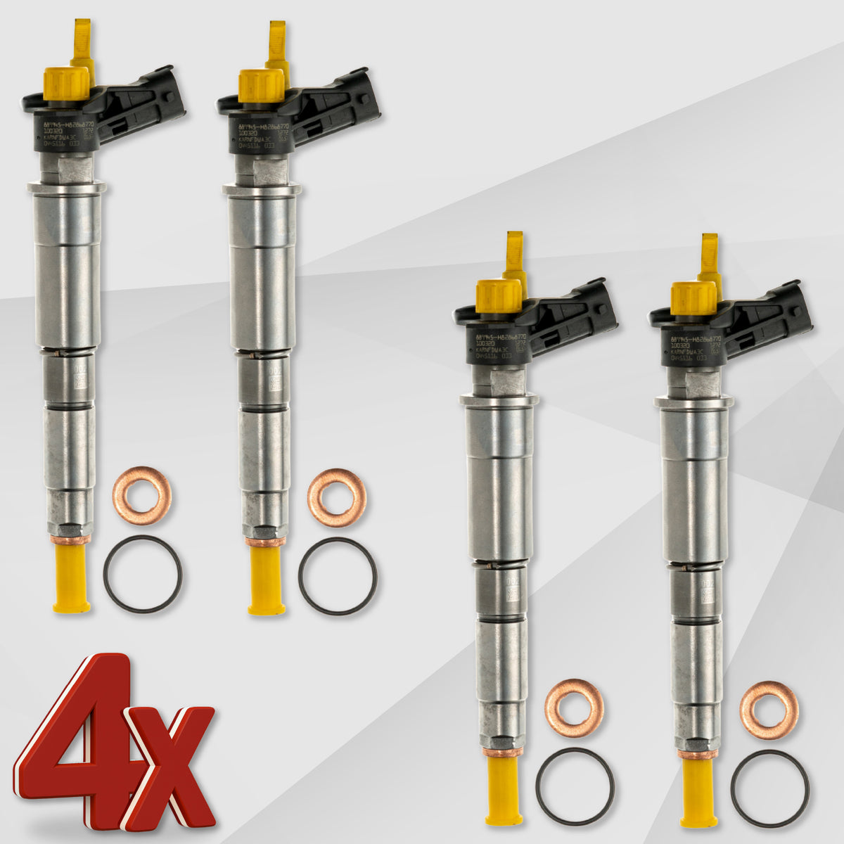 0445115022 Fuel Injector Nissan Primastar Qashqai 2.0 dCi 0986435390