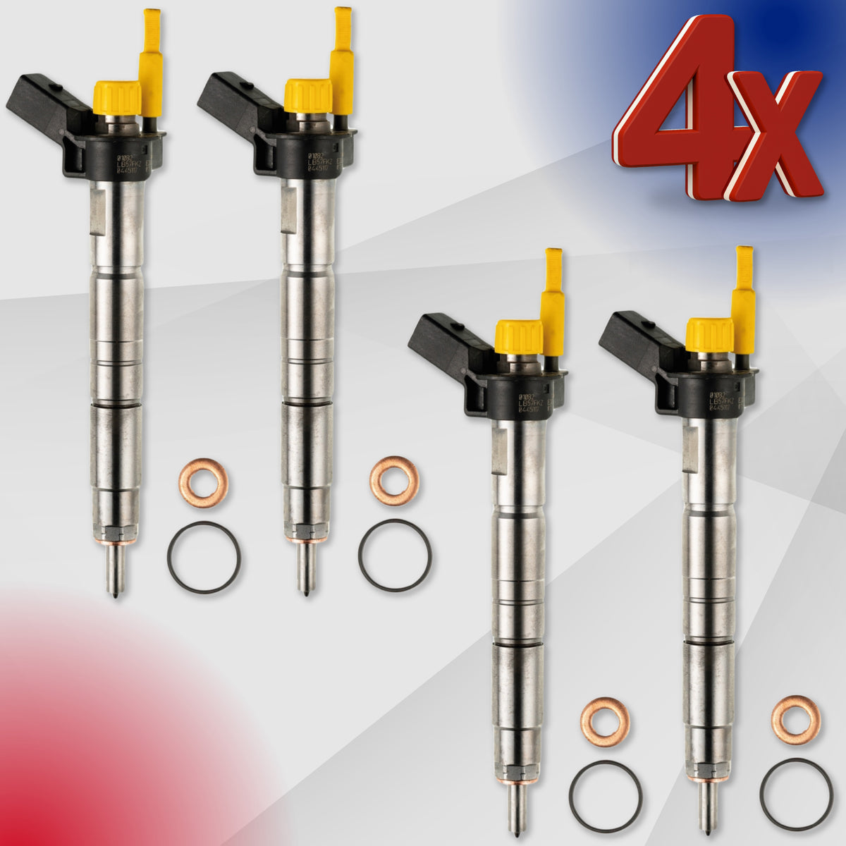 0445116001 Fuel Injector 0986435363 BMW E81 120d E90 325d E60 520d 13537797877