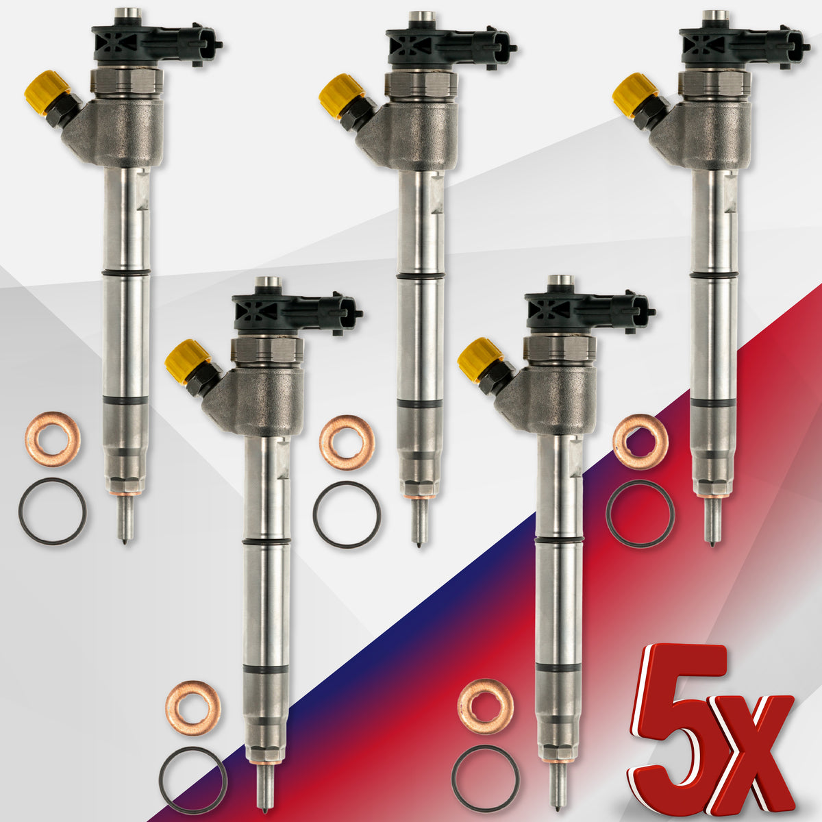 0445110251 Fuel Injector for Volvo 2.4 C30 / C70 / S40 / S80 Bosch 30637375
